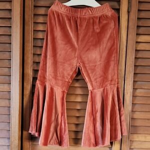 Kids Flared Bottoms in Rust